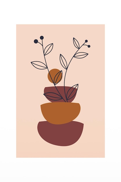 Una maceta con una planta dentro