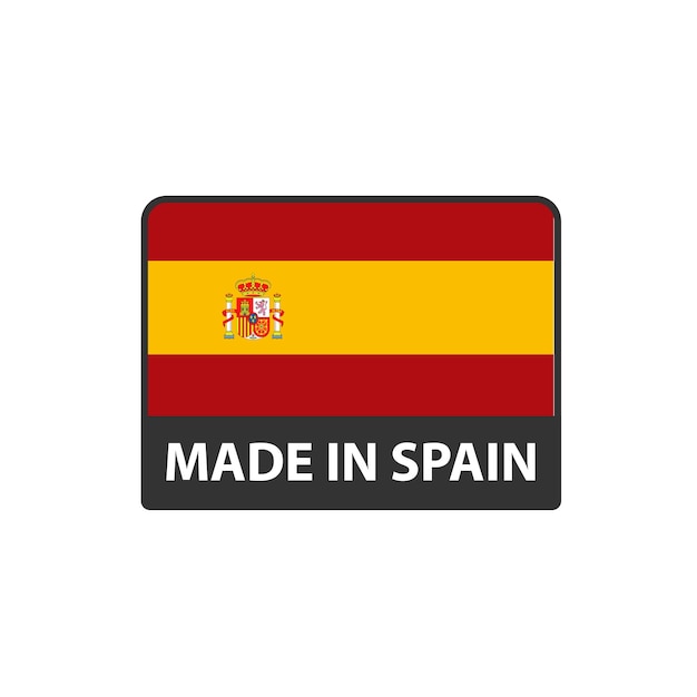 Made in Spain premium vector logo Made in Spain logo icon and badges