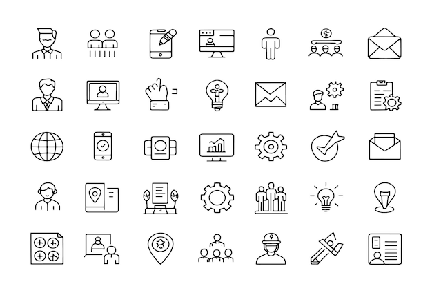 Maestría en el icono del arte de la línea de marca personal
