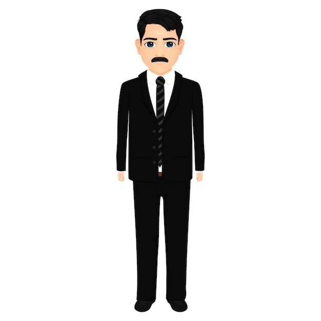 maestro de edad madura en traje