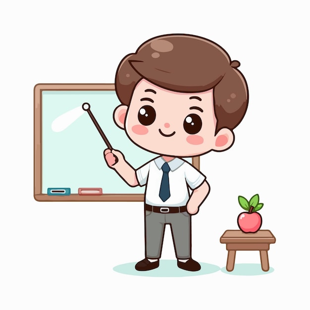 maestro de escuela vectorial