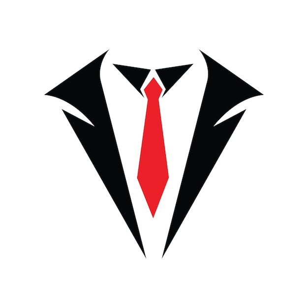 Mafia negra hombres esmoquin símbolo vector logo
