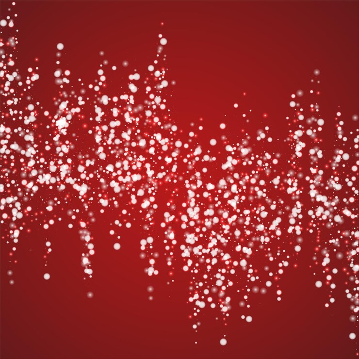 Vector magia cayendo nieve navidad fondo sutil