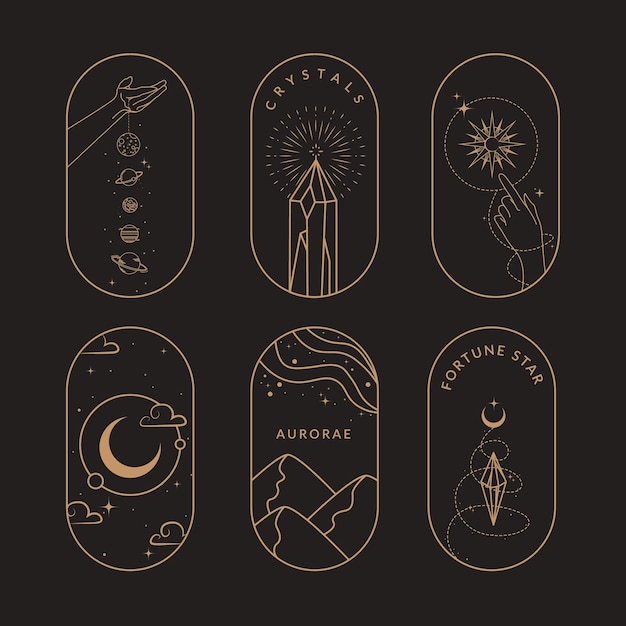 Magia Celestial Ilustración Mística y Esotérica