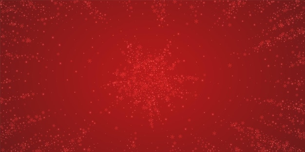 La magia de la nieve cae en el fondo de Navidad sutil