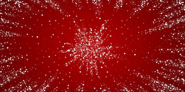 La magia de la nieve que cae el fondo de Navidad sutil