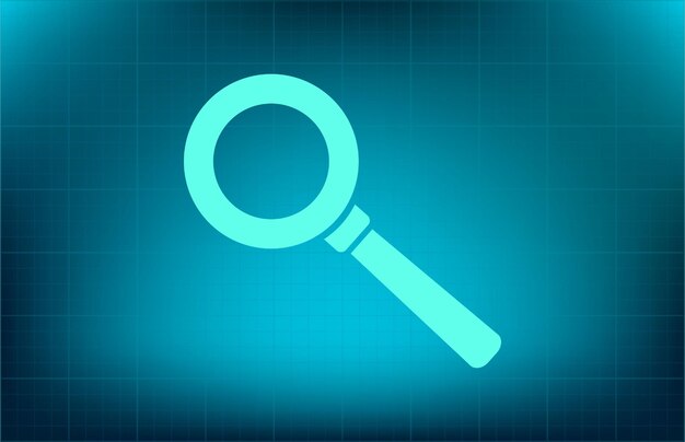 Magnifier Zoom symbol Vector illustration