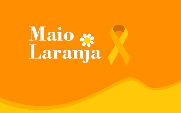 Maio laranja fondo naranja