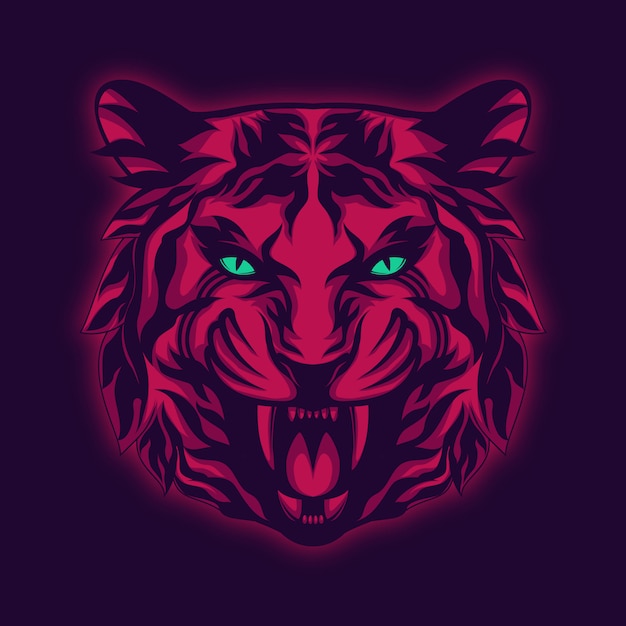 Majestic Tiger Illustration