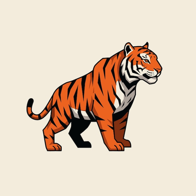 Majestic Tiger Illustration