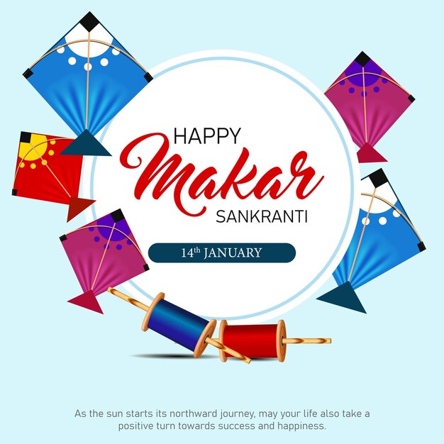 Makar Sankranti es un festival hindú que celebra la transición del sol