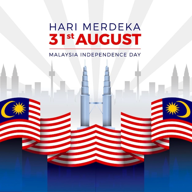 Malasia hari merdeka 31 de agosto