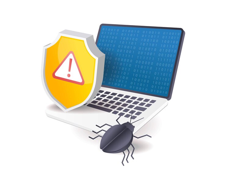 Vector malware para hackers de seguridad de datos
