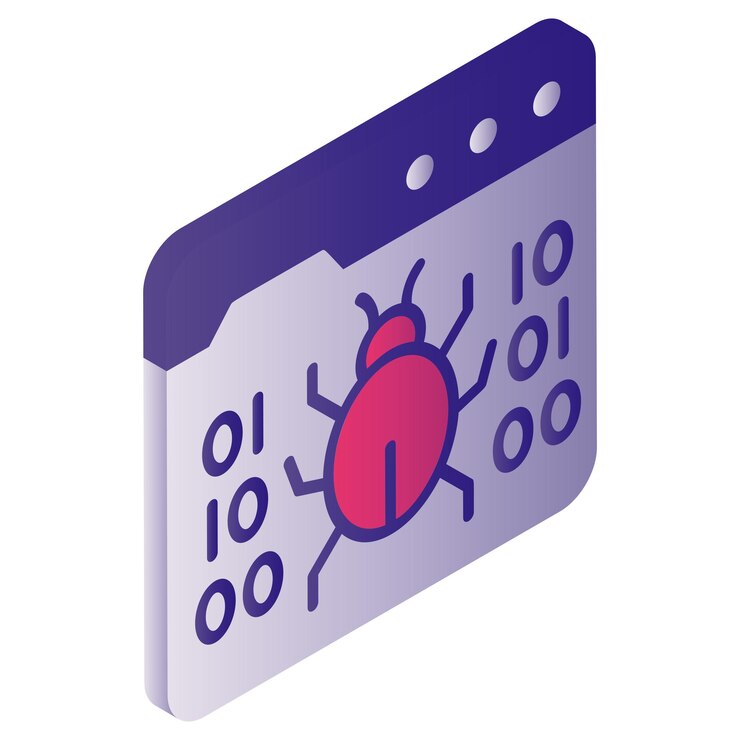 Vector malware o spyware de sitio web concepto isométrico secuestro de navegador phishing diseño de icono vectorial internet