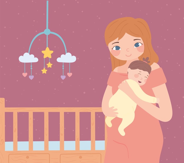 mamá y bebé