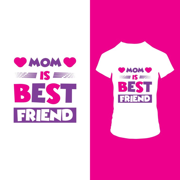 Mamá es el mejor diseño de camiseta de amiga.