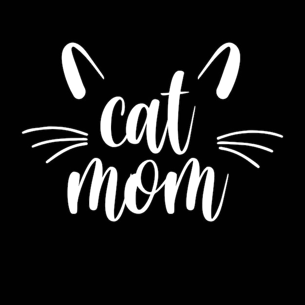 Mamá gato cara de gato mamá