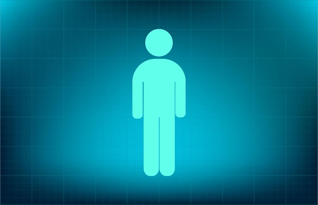 Man symbol Vector illustration