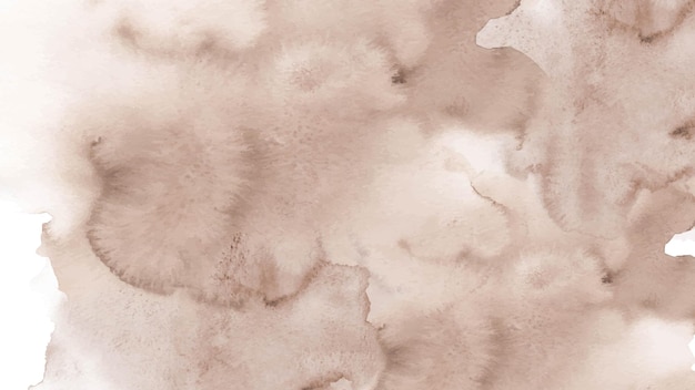 Mancha de acuarela marrón abstracta para el fondo