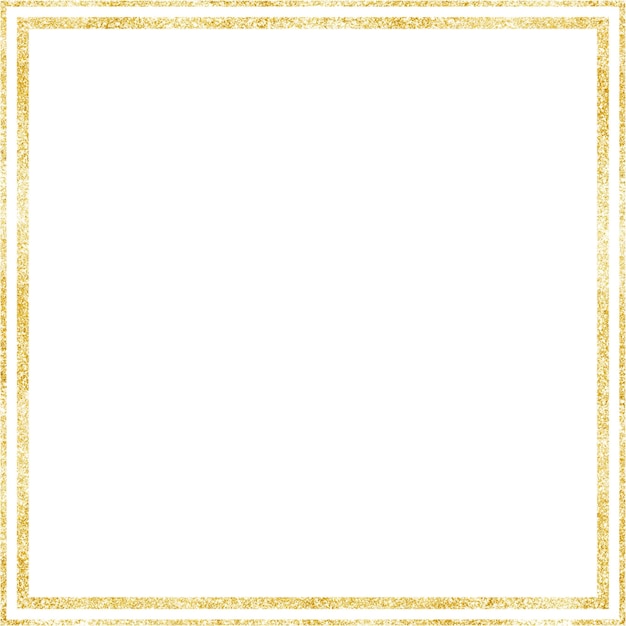 Mancha de pintura dorada brillante Ilustración dibujada a mano trazo de pincel adorno de pintura decorar marco dorado