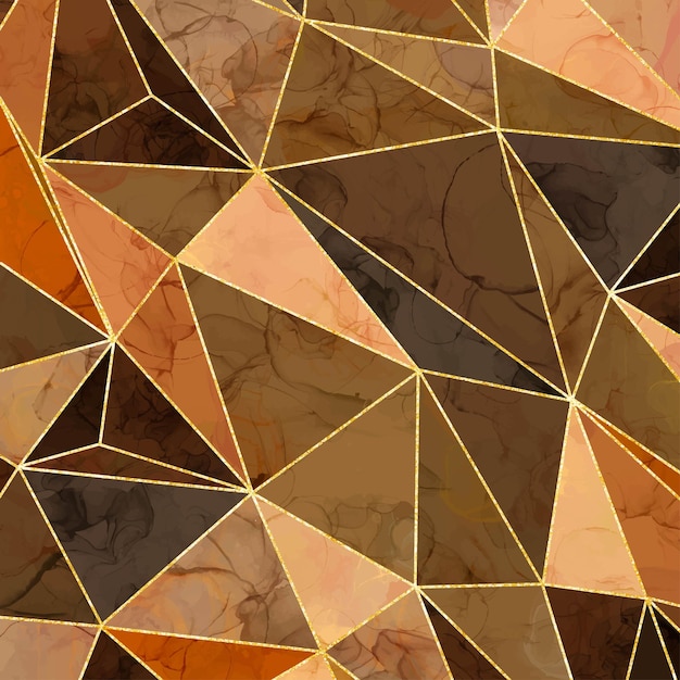 Mancha de pintura dorada brillante Ilustración dibujada a mano trazo de pincel ornamento de pintura decorar oro abstracto