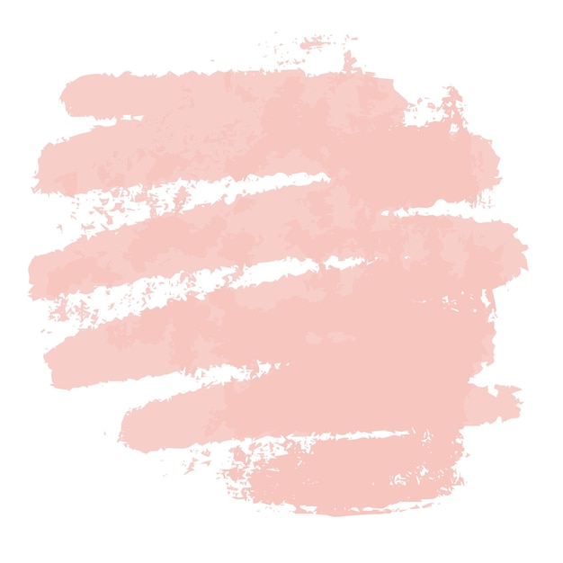 Una mancha rosa de pintura sin fondo Pincelada vectorial