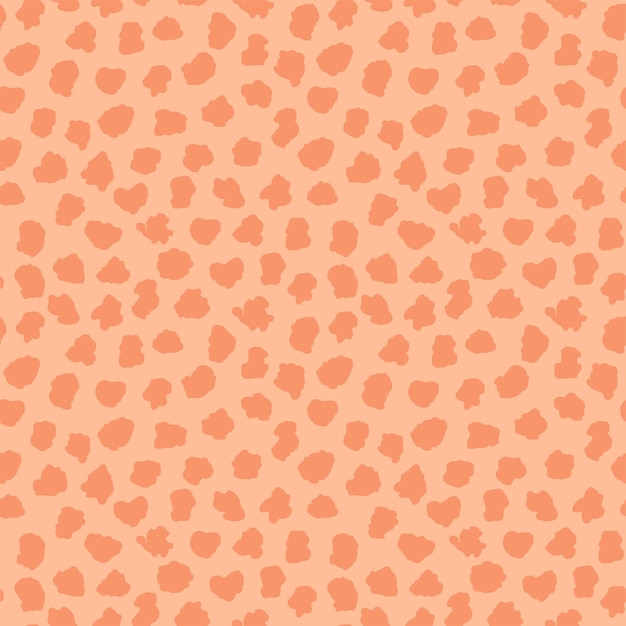 Manchas abstractas Piel de leopardo patrón sin costuras con el color del año 2024 Piel de melocotón de jaguar chita Moda y diseño textil de lujo Para papel de envoltura de portada de tela de fondo de impresión