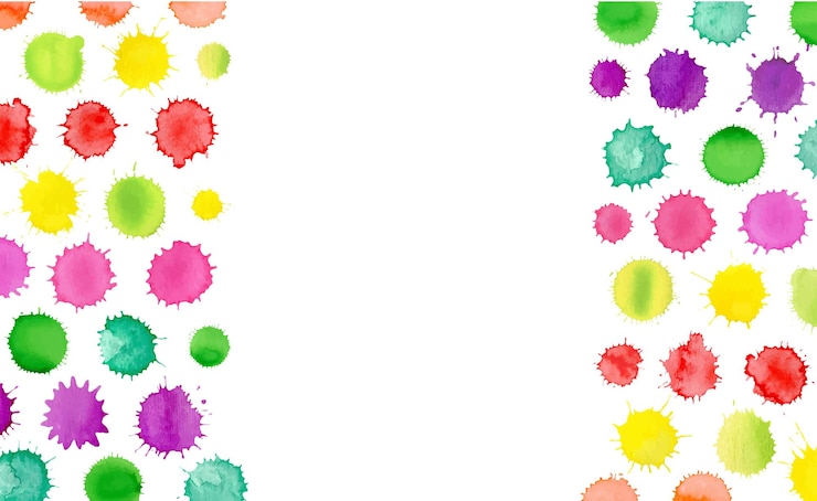 Vector manchas brillantes de vector de acuarela colección de manchas de acuarela abstractas