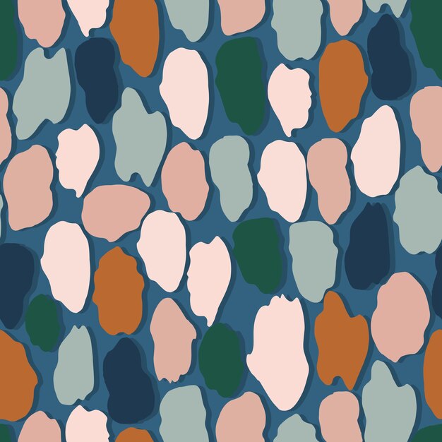 Manchas de color de patrones sin fisuras de vector abstracto