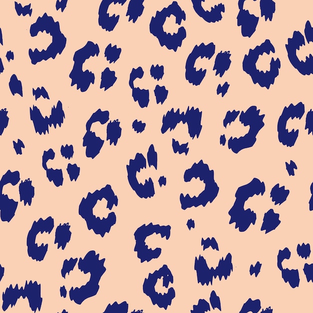 Manchas de leopardo bonitas Patrón decorativo sin costuras Fondo repetitivo Impresión de papel tapiz para azulejos