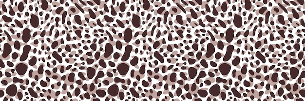 Manchas de patrón sin costuras Superficie de textura de pelaje animal Diseño manchado abstracto