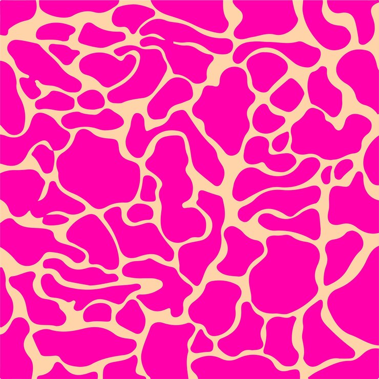 manchas rosadas y amarillas sobre un fondo amarillo