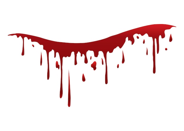 Manchas de sangre o salpicaduras de pintura roja manchas de goteo o manchas manchas de textura líquida grunge abstracto