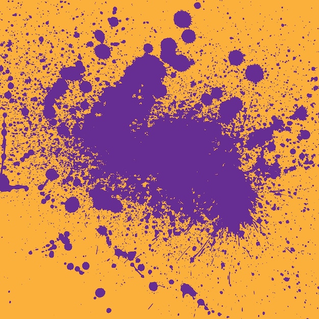 Manchas de tinta de dos colores