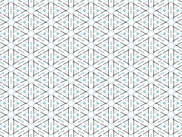 Mandala abstracto azul o fondo de patrón de papel tapiz Ikat