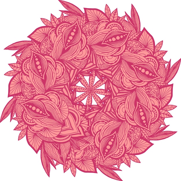 Mandala abstracto colorido
