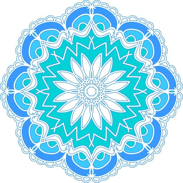 Mandala abstracto colorido