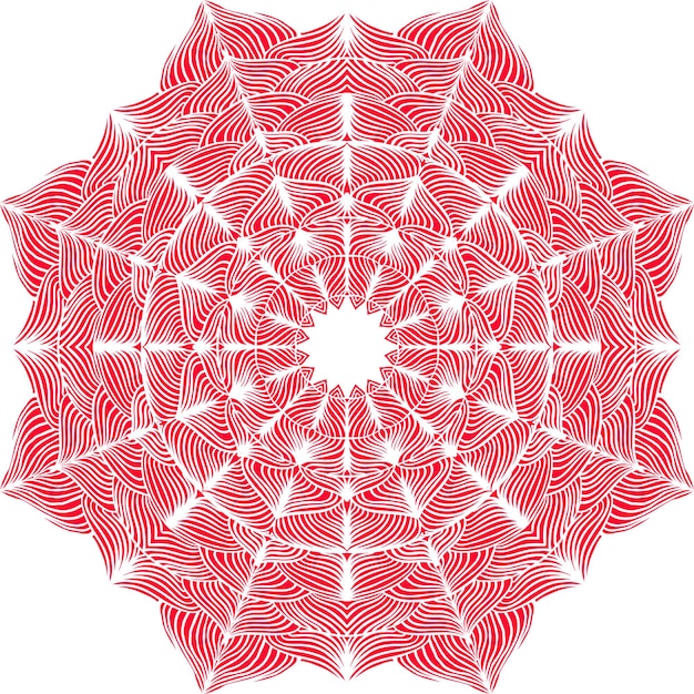 Mandala abstracto colorido