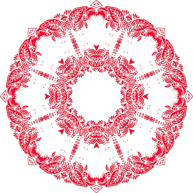 Mandala abstracto colorido