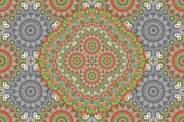 Mandala abstracto de patrones sin fisuras