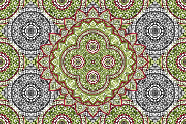 mandala abstracto de patrones sin fisuras