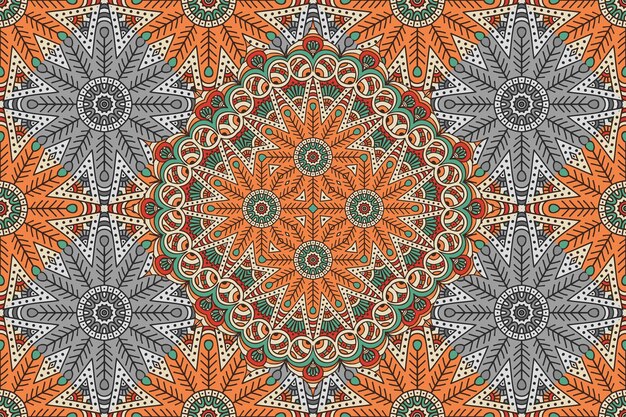 mandala abstracto de patrones sin fisuras