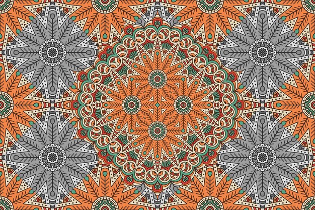 Mandala abstracto de patrones sin fisuras