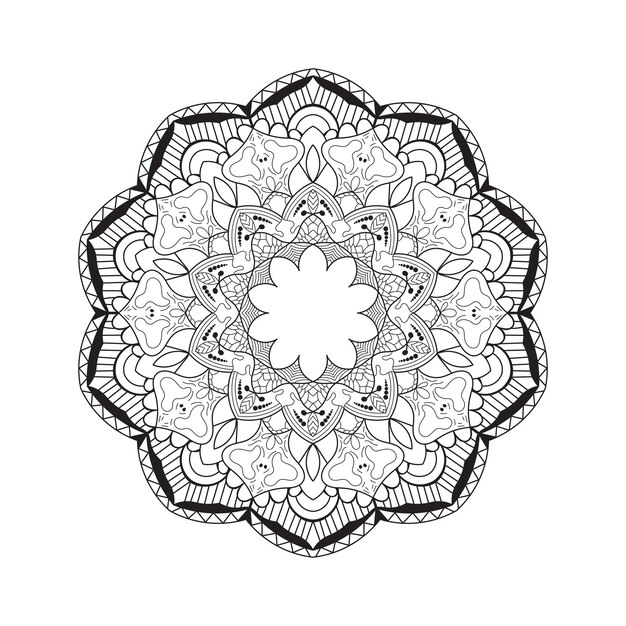 mandala de adorno de navidad