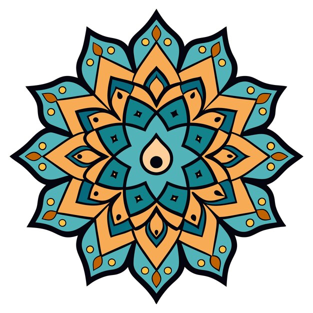 el mandala arabesco islámico