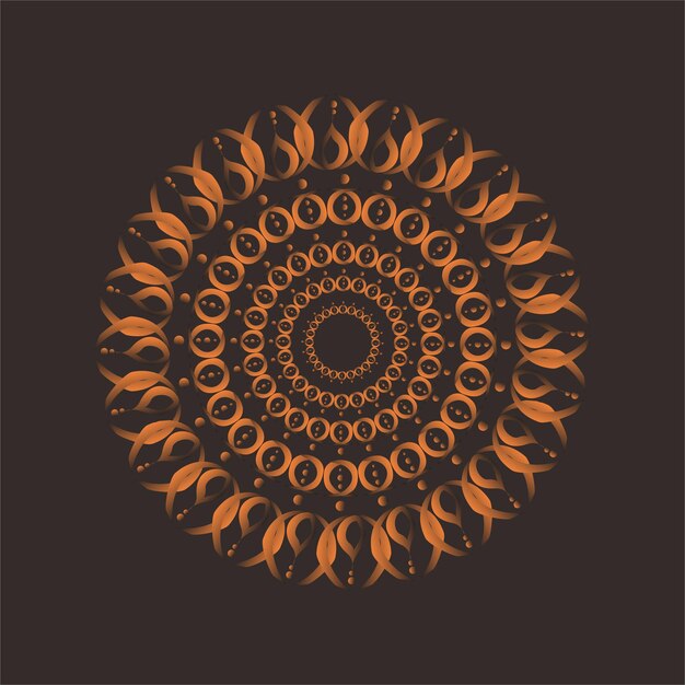 Mandala arte Elementos decorativos Fondo dibujado a mano Islam Árabe Indio Otomano Motivos