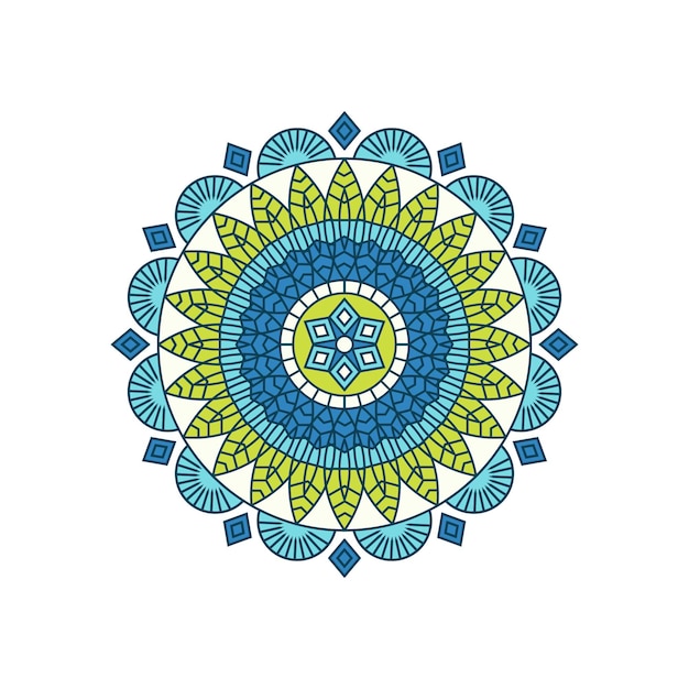 Mandala de color vectorial