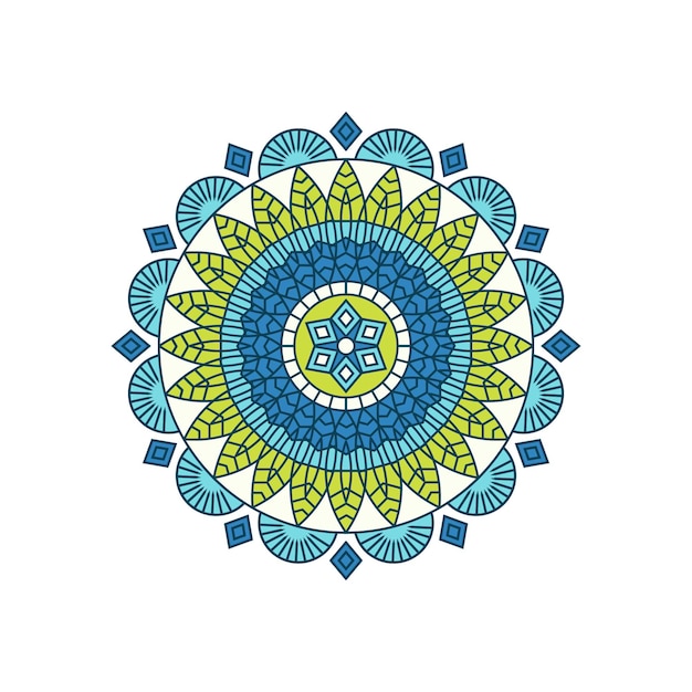 Mandala de color vectorial