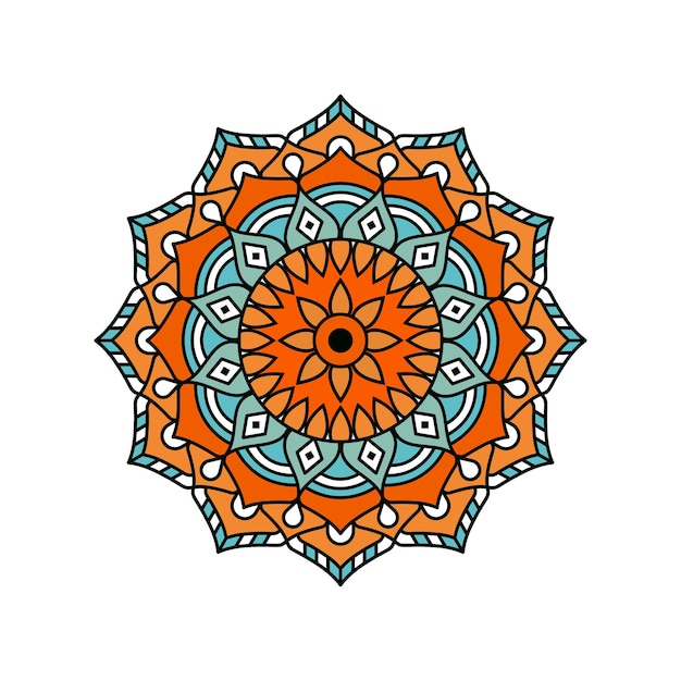 Mandala de color vectorial