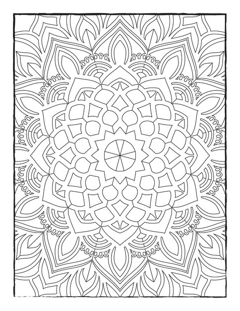 Mandala para colorear para adultos